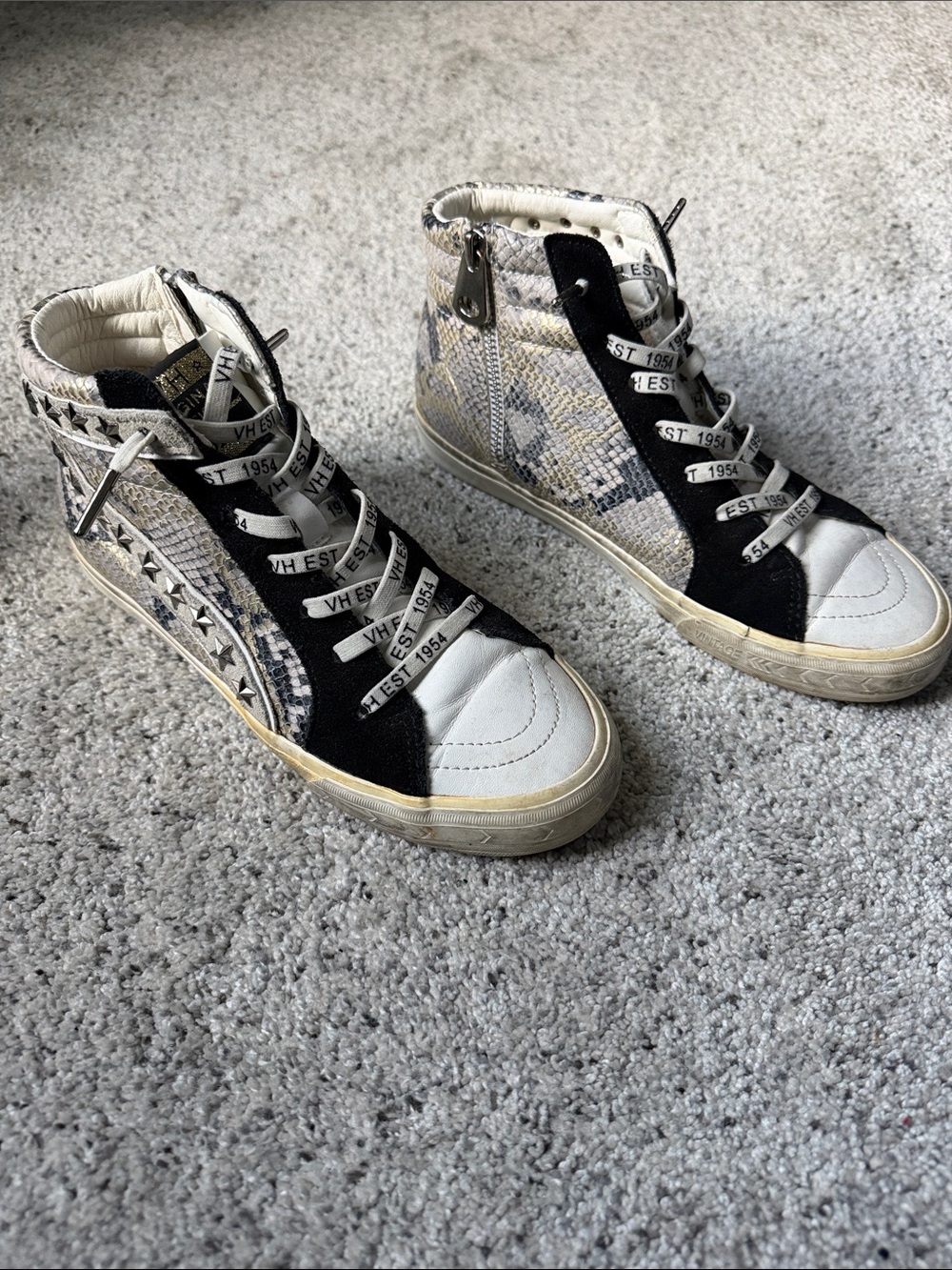 Vintage Havana High-Top Sneakers